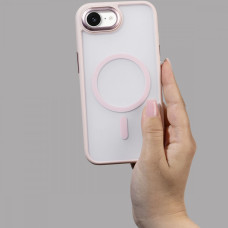 Чехол-силикон Proove Essence Case with MagSafe Ring iPhone 16 Pro Pink Send
