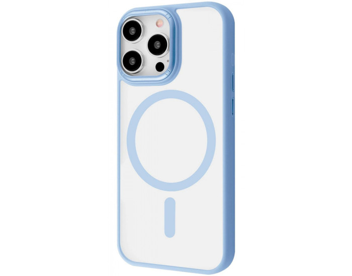 Чехол-силикон Proove Essence Case with MagSafe Ring iPhone 16 Pro Sierra blue
