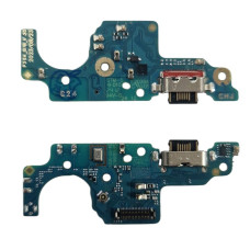 Шлейф для Motorola XT2423-3 Moto G24, конектора зарядки, мікрофона, з компонентами