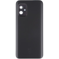 Задня панель корпуси Asus ZenFone 8, ZS590KS, чорна з склом камери, оригінал