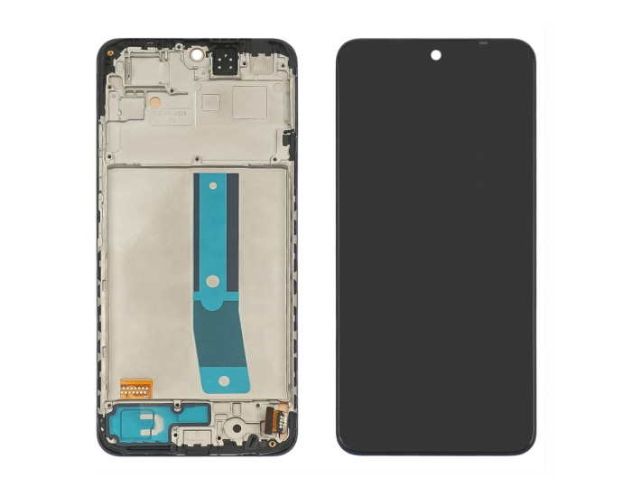 Дисплей з сенсорним екраном (модуль) Xiaomi Redmi Note 11, чорний з рамкою, IPS