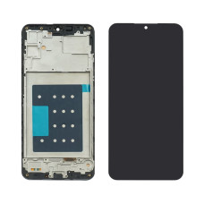Дисплей з сенсорним екраном (модуль) Samsung A165 Galaxy A16 4G, чорний з рамкою, IPS