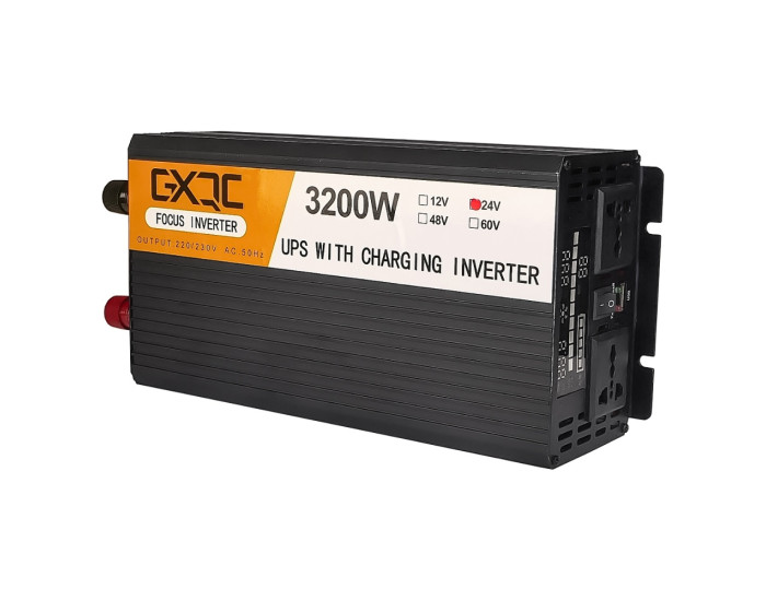Источник бесперебойного питания GXQC SFX-1200W/ 3200W DC 24V - AC 220V (модифицированный синус)