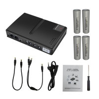 Источник бесперебойного питания DC1018L 12V/ 9V/ 5V, под аккумуляторы 18650 4 шт