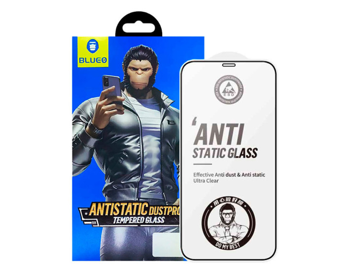 Захисне Скло BLUEO ANTISTATIC dustproof iPhone 11 / / XR 5D Black