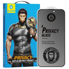 Захисне Скло Blueo Full Cover Privacy Anti-Peep Matte iPhone 15 Pro 5D, Black