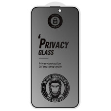 Захисне Скло Blueo Full Cover Privacy Anti-Peep Matte iPhone 15 Pro 5D, Black