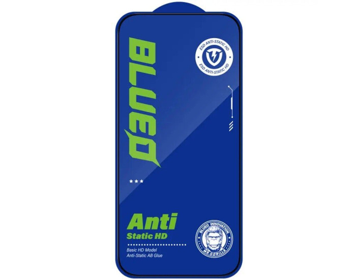 Защитное стекло Blueo Full Cover HD Glass Anti-Static PBJ1 iPhone 15 Pro, 5D Black