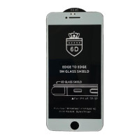 Захисне Скло Edge to Edge iPhone 7/ 8 Plus 6D, White