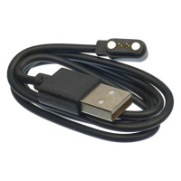 USB кабель для Smart Watch магнитный (2 pin/2.54 mm) черный