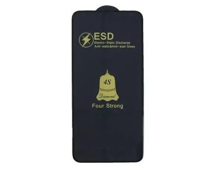 Защитное стекло ESD 4S (anti-static) iPhone 15 Pro Max, 5D Black