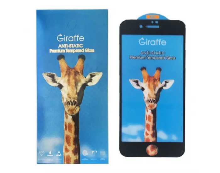 Защитное стекло Giraffe Anti-static iPhone 6 /6S, черное