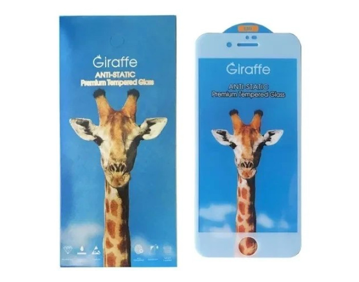 Защитное стекло Giraffe Anti-static iPhone 7 Plus /8 Plus, белое