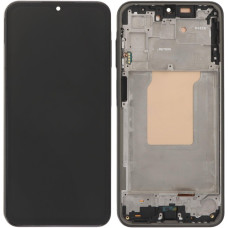 Дисплей з сенсорним екраном (модуль) Samsung A266 A26, чорний з рамкою, TFT