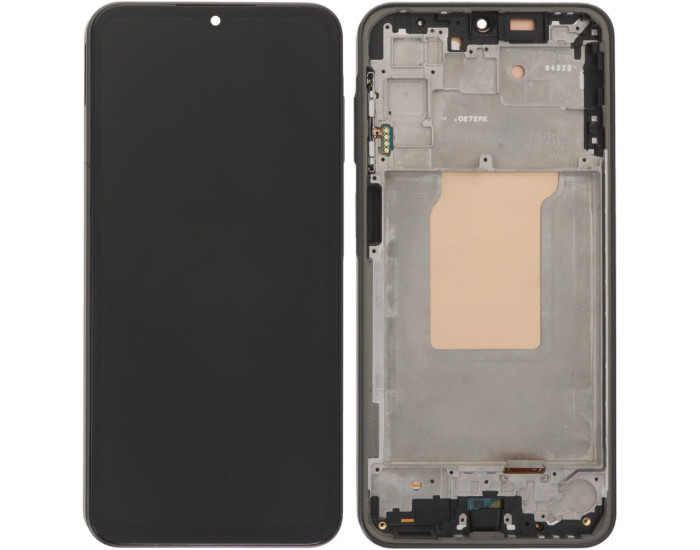Дисплей з сенсорним екраном (модуль) Samsung A266 A26, чорний з рамкою, TFT