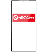 Стекло фронтальное с OCA пленкой Samsung S918 Galaxy S23 Ultra,черное, оригинал, G+OCA-PRo