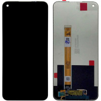 Дисплей с сенсорным экраном (модуль) Oppo A53 4G 2020 /A53s /A32 /A33 2020 /A73 5G; Realme 7i /C17; One Plus Nord N100, черный, оригинал