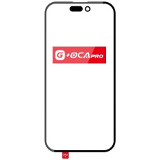 Скло фронтальне c OCA-пленкой iPhone 14 Pro Max, чорне, оригінал, G+OCA-PRo