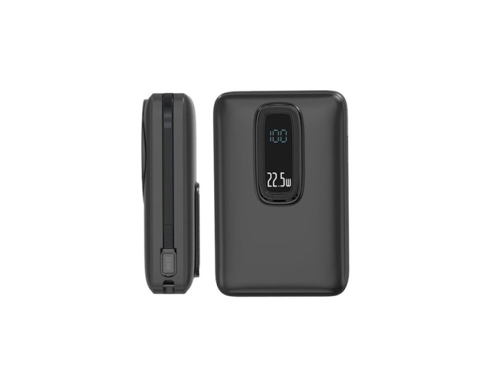 Портативна батарея (Power Bank) Aspor A386 (USB/Type-C/22.5W) 20000mAh, чорний