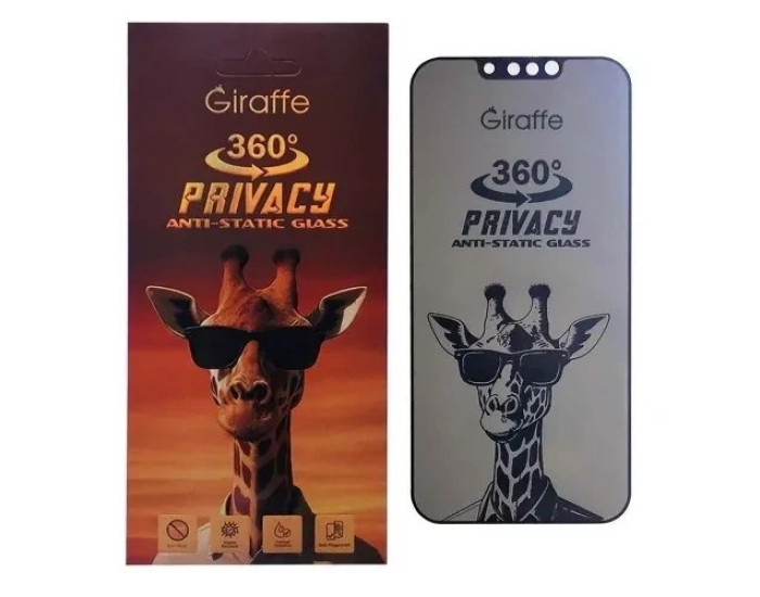 Защитное стекло Giraffe Privacy Anti-static iPhone 13 Pro Max/ 14 Plus, черный