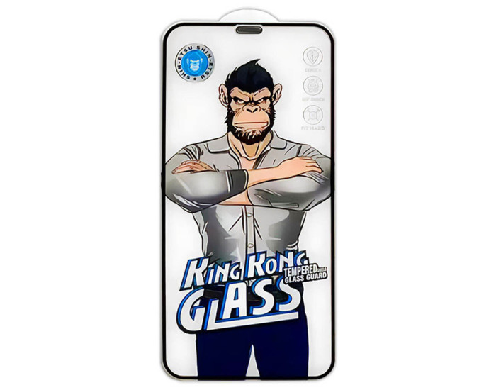 Захисне Скло King Kong iPhone X /XS /11 Pro 5D (+ сітка динаміка) Black