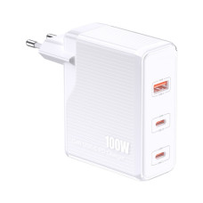 Мережеве зарядний пристрій Jokade JB059 (1USB/2USB-C/PD100W) Білий