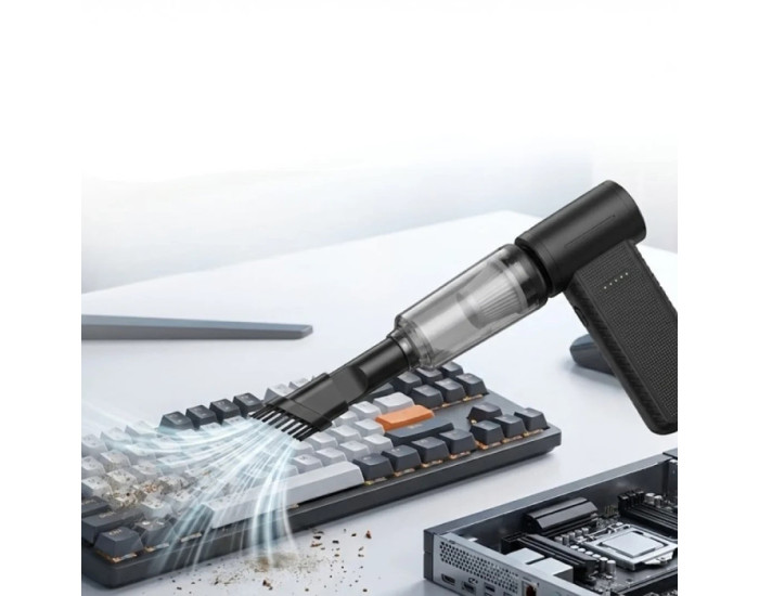 Портативний пилосос Aspor A751 (8000mah/200W/9000PA/7.5V) чорний