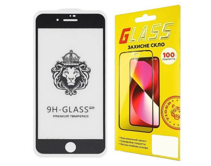 Захисне Скло LION iPhone 6 /6s, Black