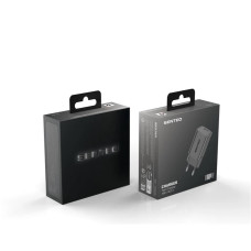 Сетевое зарядное устройство SENTEO S-01 Fast Charging USB-A (18W/QC3.0) (1Port) (Черный  Black)