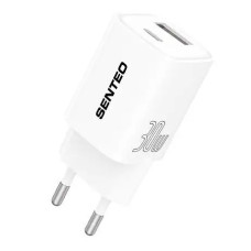 Сетевое зарядное устройство SENTEO S-04 (USB-A+USB-C) (PD/QC3.0) (18W/30W) (2Port)