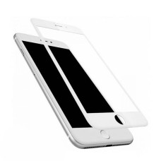 Защитное стекло Premium iPhone 7 /8 5D, White + сетка на динамик