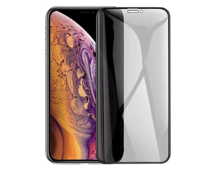 Защитное стекло Hoco A34 Plus 9D Large Arc Anti-spy Dustproof Xs Max /11 Pro Max, Black