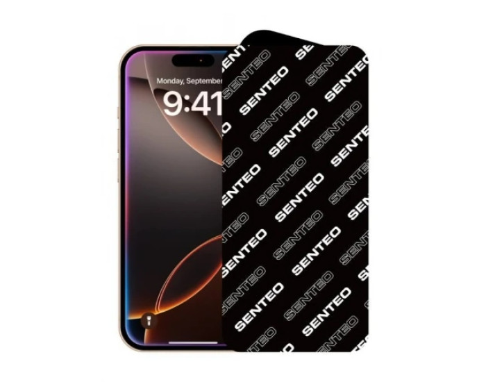Защитное стекло SENTEO 9H Protocol 1 iPhone 17 Pro Max, Black