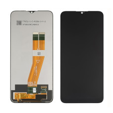 Дисплей с сенсорным экраном (модуль) Samsung A035 A03, черный, оригинал, сервисная упаковка GXQC 