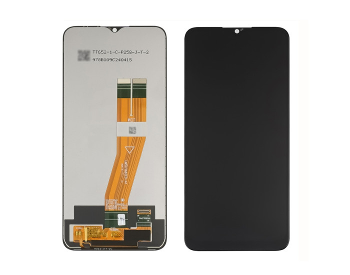 Дисплей с сенсорным экраном (модуль) Samsung A035 A03, черный, оригинал, сервисная упаковка GXQC 