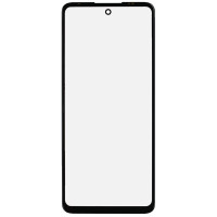 Скло фронтальне c OCA-пленкой Motorola XT2135-2 Moto G60, чорне з олеофобним покриттям