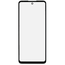 Скло фронтальне c OCA-пленкой Motorola XT2135-2 Moto G60, чорне з олеофобним покриттям