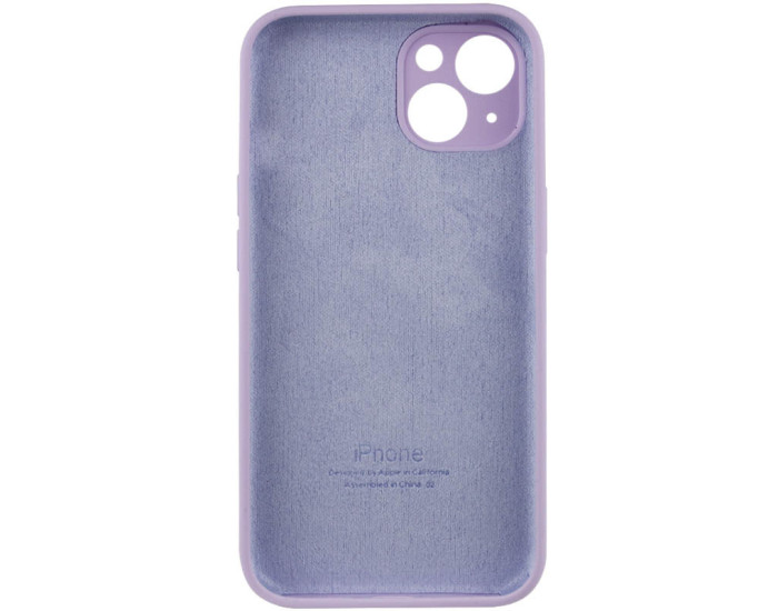 Чехол-силикон оригинал Full Camera Soft Matte iPhone 15, Lavander