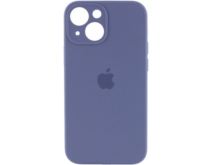 Чехол-силикон оригинал Full Camera Soft Matte iPhone 15, Lavender grey
