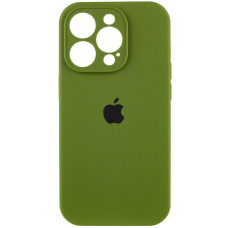 Чехол-силикон оригинал Full Camera Soft Matte iPhone 13 Pro Max, Dark olive