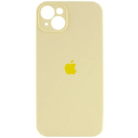 Чехол-силикон оригинал Full Camera Soft Matte iPhone 15, Light yellow