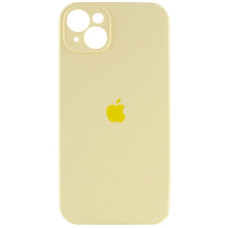 Чехол-силикон оригинал Full Camera Soft Matte iPhone 15, Light yellow