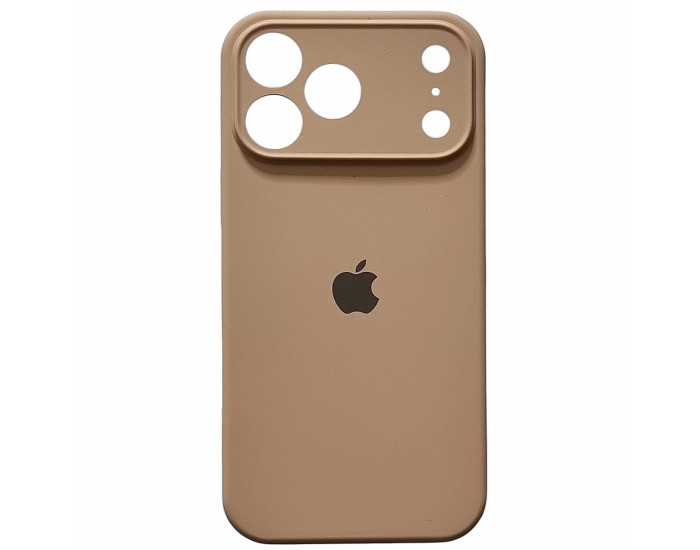 Чехол-силикон оригинал Case Full Camera iPhone 17 Pro Max (Desert Gold / Бежевый)