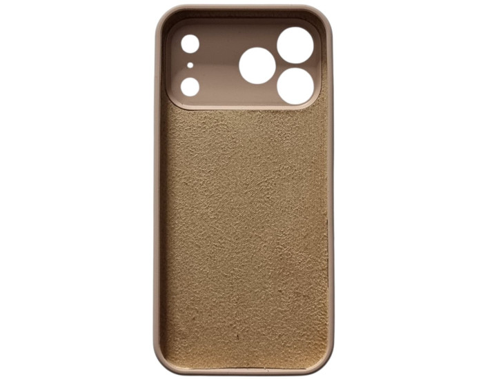 Чехол-силикон оригинал Case Full Camera iPhone 17 Pro Max (Desert Gold / Бежевый)