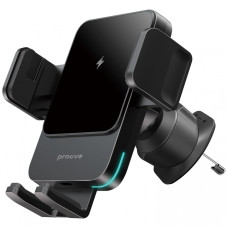Автодержатель с беспроводной зарядкой Proove Sonic 15W (Black)