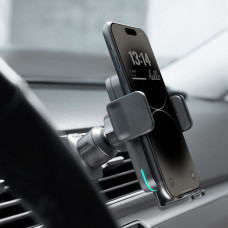 Автодержатель с беспроводной зарядкой Proove Sonic 15W (Black)