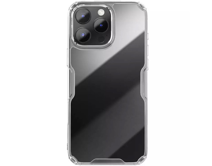 Чехол-силикон Nilkin Natural Pro Series iPhone 16 Pro Max, Clear