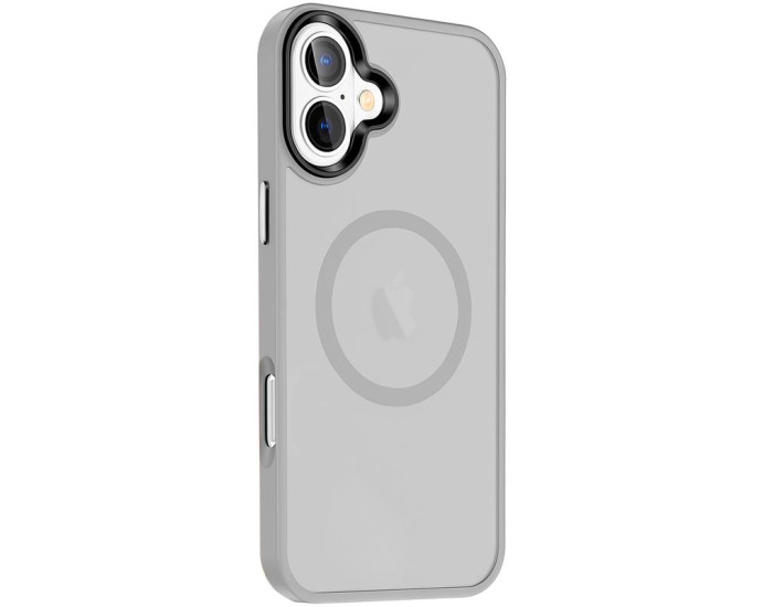 Чехол-силикон Ummi Colorful with MagSafe iPhone 16 Plus (Серый / Grey)