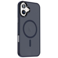 Чохол-силікон Ummi Colorful with MagSafe iPhone 16 Plus (Синій / Navy Blue)
