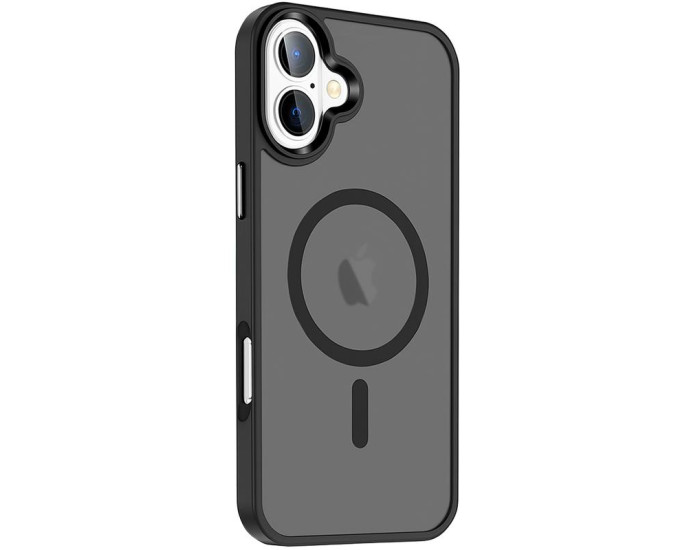 Чехол-силикон Ummi Colorful with MagSafe iPhone 16 Plus (Черный / Black)
